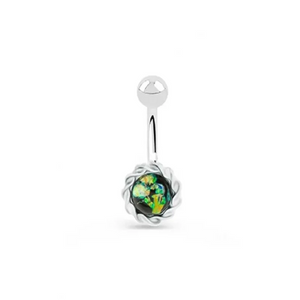 Boho Surgical Steel Belly Bar - Jewelry & Watches