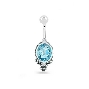 Boho Surgical Steel Belly Bar - Jewelry & Watches