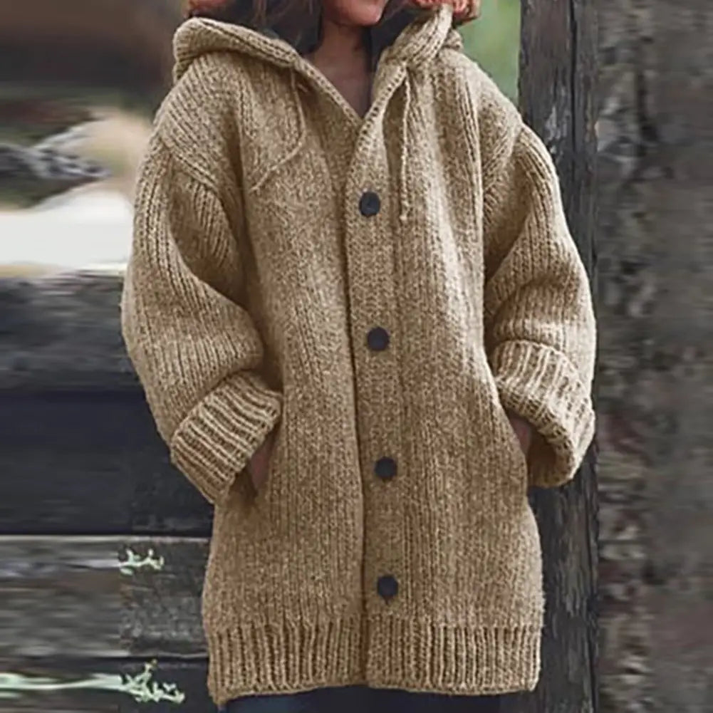Women’s Knitted Loose Fitting Cardigan