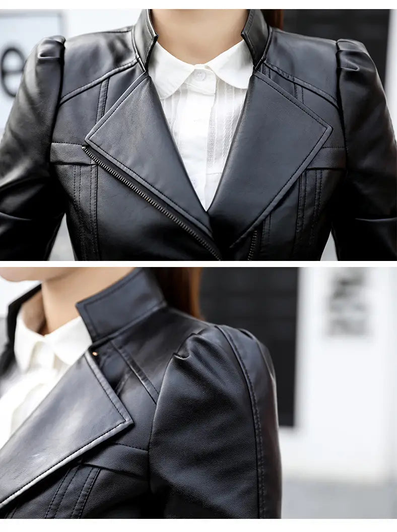 Leather Short PU Jacket