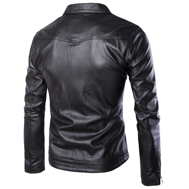 Vintage Style Motorcycle Leather Jacket