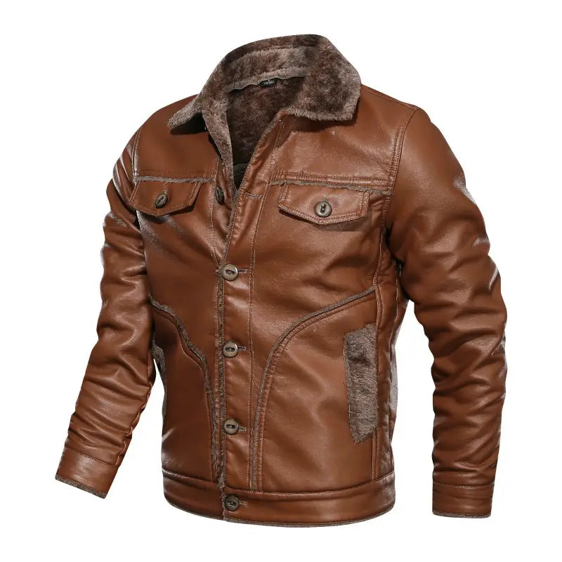 Genuine Leather Suede Jacket