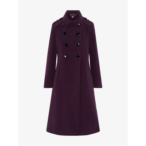 A-Line Double Breasted Coat - Coats & Jackets
