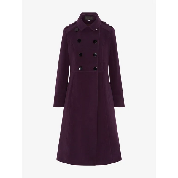 A - Line Double Breasted Coat - Coats & Jackets
