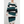 Abstract Striped Jumper Dress In Green - Dresses