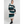 Abstract Striped Jumper Dress In Green - Dresses