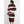 Abstract Striped Jumper Dress In Red - Dresses
