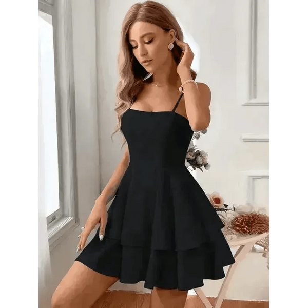 Backless Bow Knot Strap Short Skirt Sexy Sling Dress - Epic Fashion UKAllDressWomen