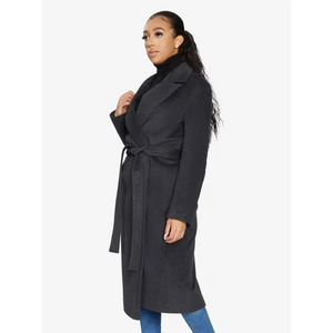 Belted Longline Duster Coat - Coats & Jackets