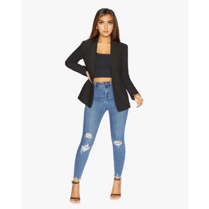Black Casual Blazer - Coats & Jackets