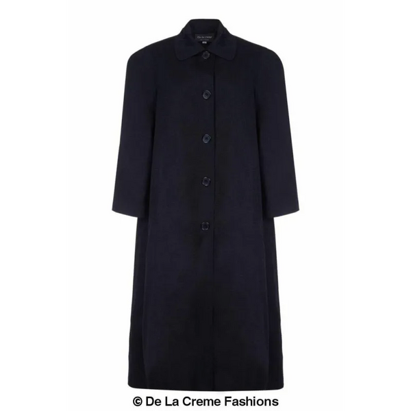 Curve Wool & Cashmere Blend Plus Size Long Coat (202)