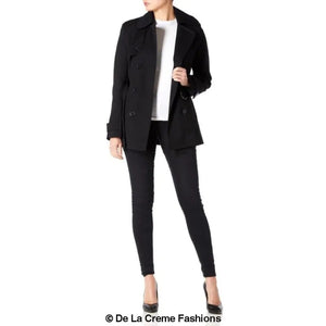 Double Breasted Short Coat - Coats & Jackets
