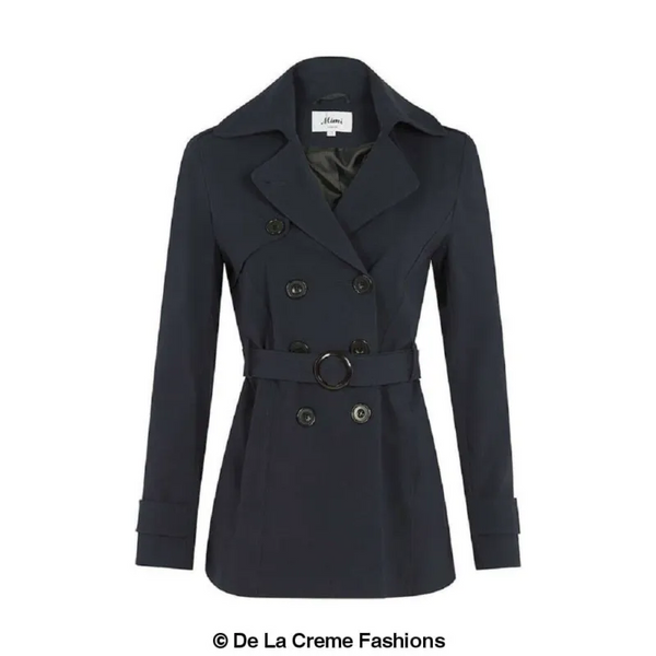 Double Breasted Short Coat - Coats & Jackets