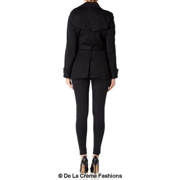 Double Breasted Short Coat - Coats & Jackets