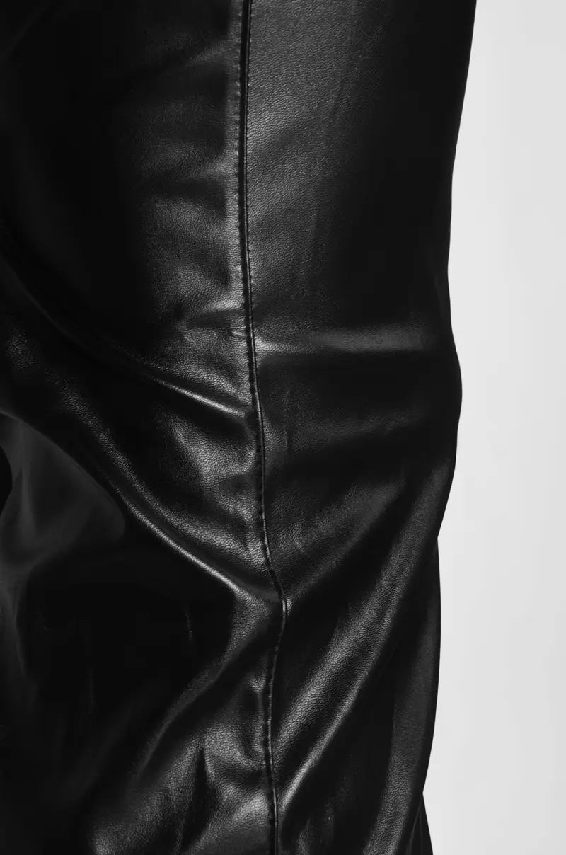 Faux Leather Gothic Pants