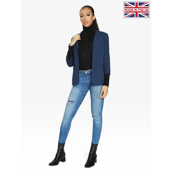Edge To Blazer - UK 14/EU 42/US 10 / Navy - Coats & Jackets