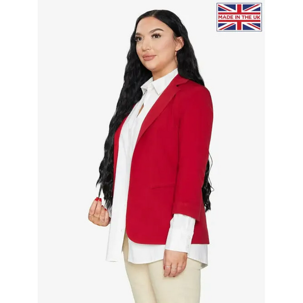 Edge To Blazer - UK 14/EU 42/US 10 / Red - Coats & Jackets