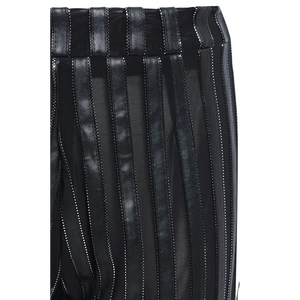 Flare Trousers In Metallic Stripe - Pants
