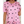 Heart print knitted fashionable soft short sleeve shorts