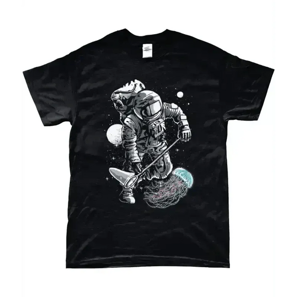 Jellyfish Astronaut Cotton T-Shirt - Epic Fashion UKAllAstronaut ShirtClothing