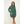Jumper Dress With Roll Neck And Pockets In Green - Dresses