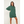 Jumper Dress With Roll Neck And Pockets In Green - Dresses