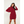 Jumper Dress With Roll Neck And Pockets In Wine - Dresses