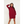 Jumper Dress With Roll Neck And Pockets In Wine - Dresses
