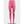 Ladies Pink Mesh Panel Leggings - Pants