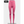 Ladies Pink Mesh Panel Leggings - Pants