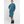 Longline Hooded Jumper Dress In Jade Green - Dresses