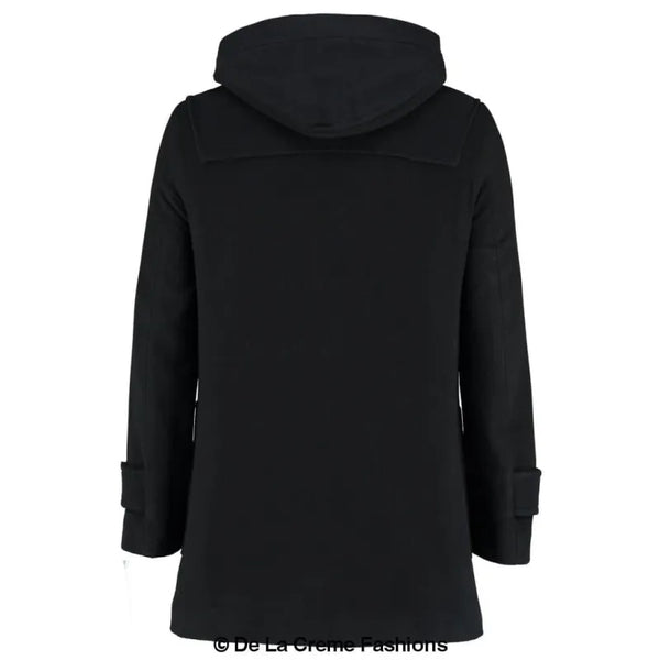 Men’s Wool Blend Hooded Duffle Coat - Coats & Jackets