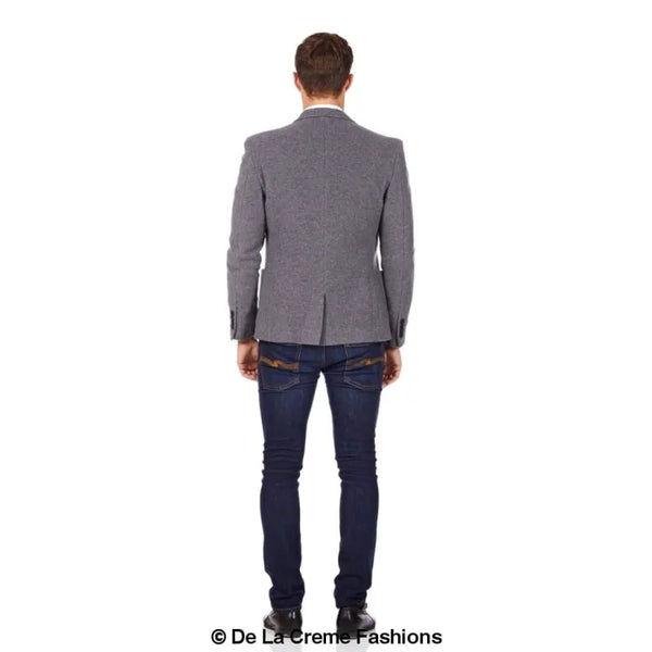 Mens Wool Blend Blazer - Coats & Jackets