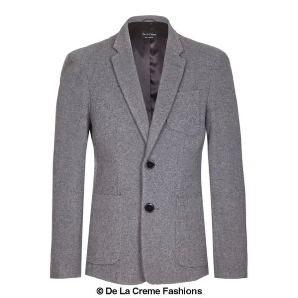 Mens Wool Blend Blazer - Coats & Jackets