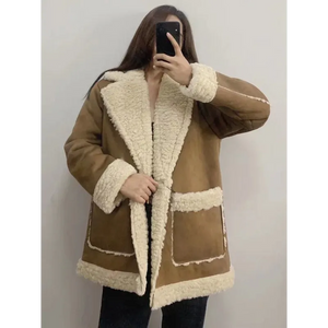 New style suede fur one double-sided fleece coat - Coat