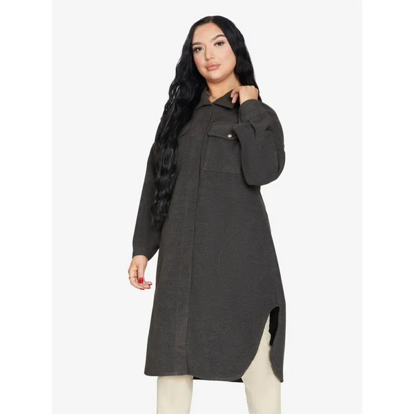 Oversized Longline Shacket - Coats & Jackets