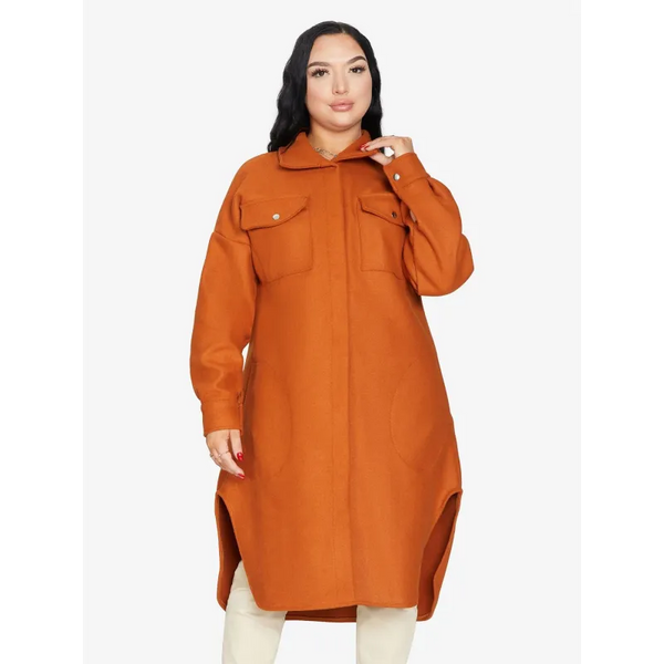 Oversized Longline Shacket - Coats & Jackets