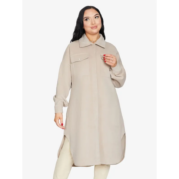 Oversized Longline Shacket - Coats & Jackets