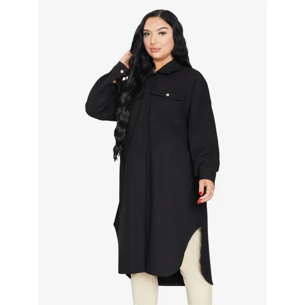 Oversized Longline Shacket - Coats & Jackets