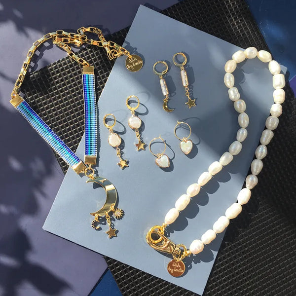 Pearl Hardware necklace - Necklaces