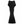 Red Cowl Back Gown - S / Black Dresses