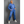 Royal Blue Cropped Hooded Tracksuit - Coats & Jackets