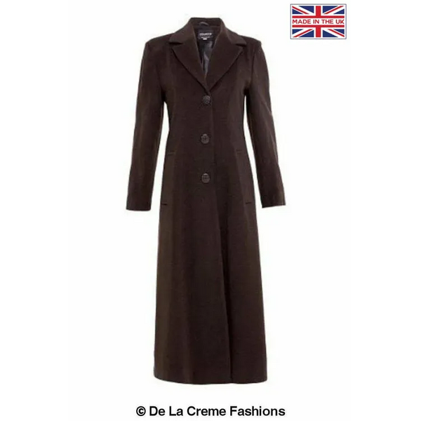 Single Breasted Long Winter Coat - UK 14/EU 42/US 10