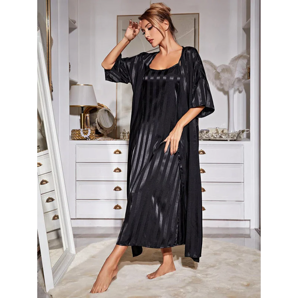 Strap pajamas women’s long nightgown high-end home
