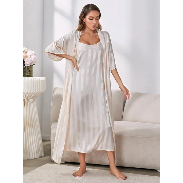 Strap pajamas women’s long nightgown high-end home