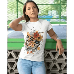 Sweet Tiger Unisex T-Shirt Cotton - Epic Fashion UKAllCatClothing