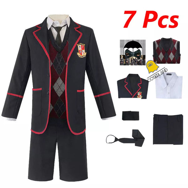 The Umbrella Academy Cosplay Costumes - Costume with Mask /