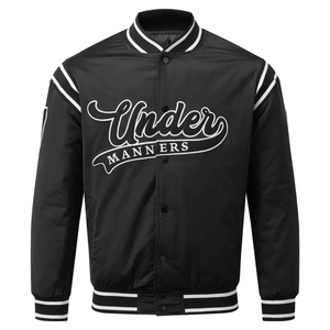 Under Manners Logo Bomber Jacket - Coats & Jackets
