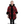 Women’s Camo Print Fur Trim Hooded Cape - Coats & Jackets
