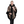 Women’s Camo Print Fur Trim Hooded Cape - Coats & Jackets